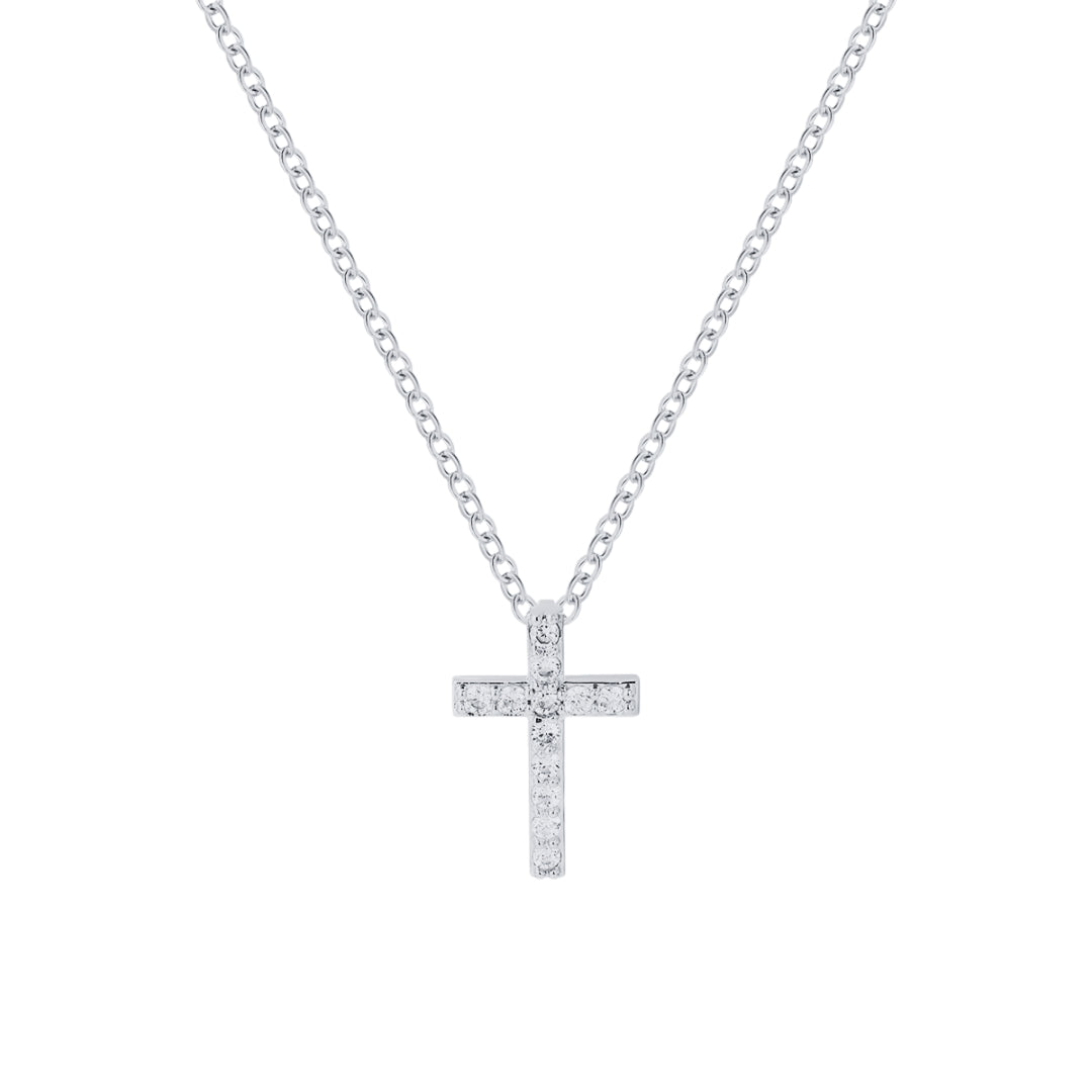 Cross Necklace - Silver