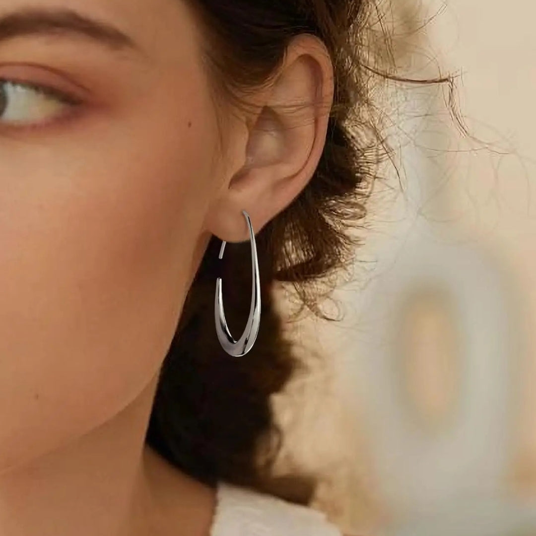 Drop Earrings - Silver