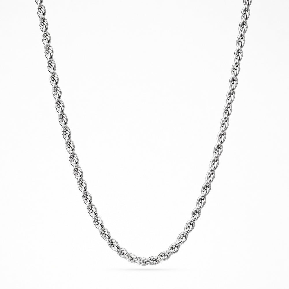 Rep Halsband - Rostfritt Stål 4MM