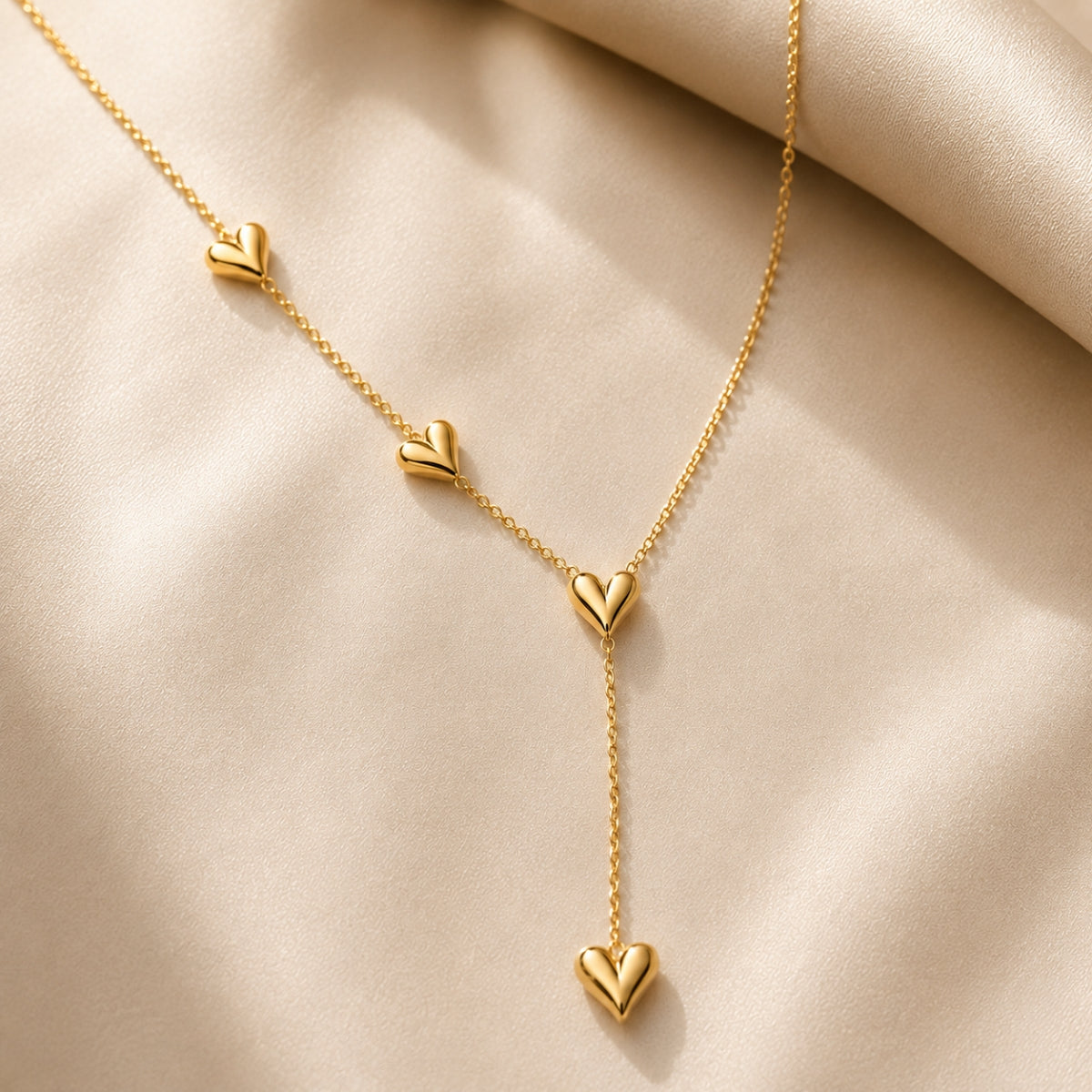 Alva Hart Ketting - Goud