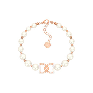 DD Armband Diamanter - Roséguld