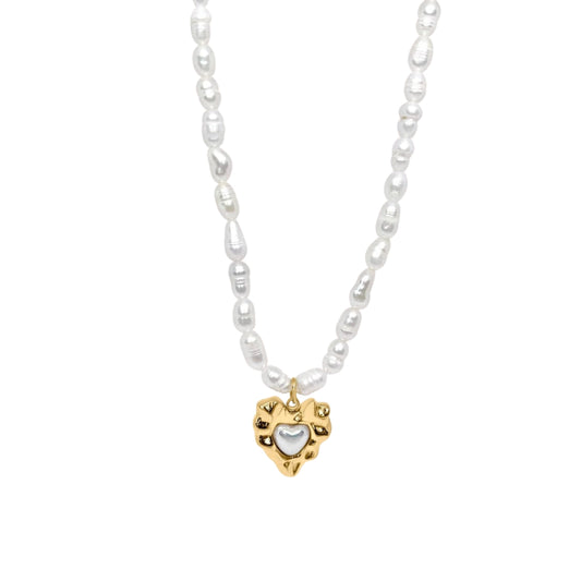 Purple Necklace - Gold