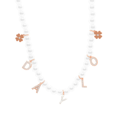 Pearl Necklace - Rose Gold
