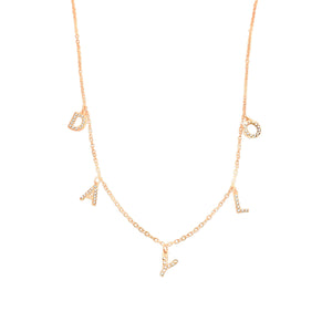 Diamond Necklace - Rose Gold