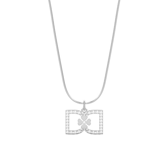 DD Halskette Diamanten - Silber
