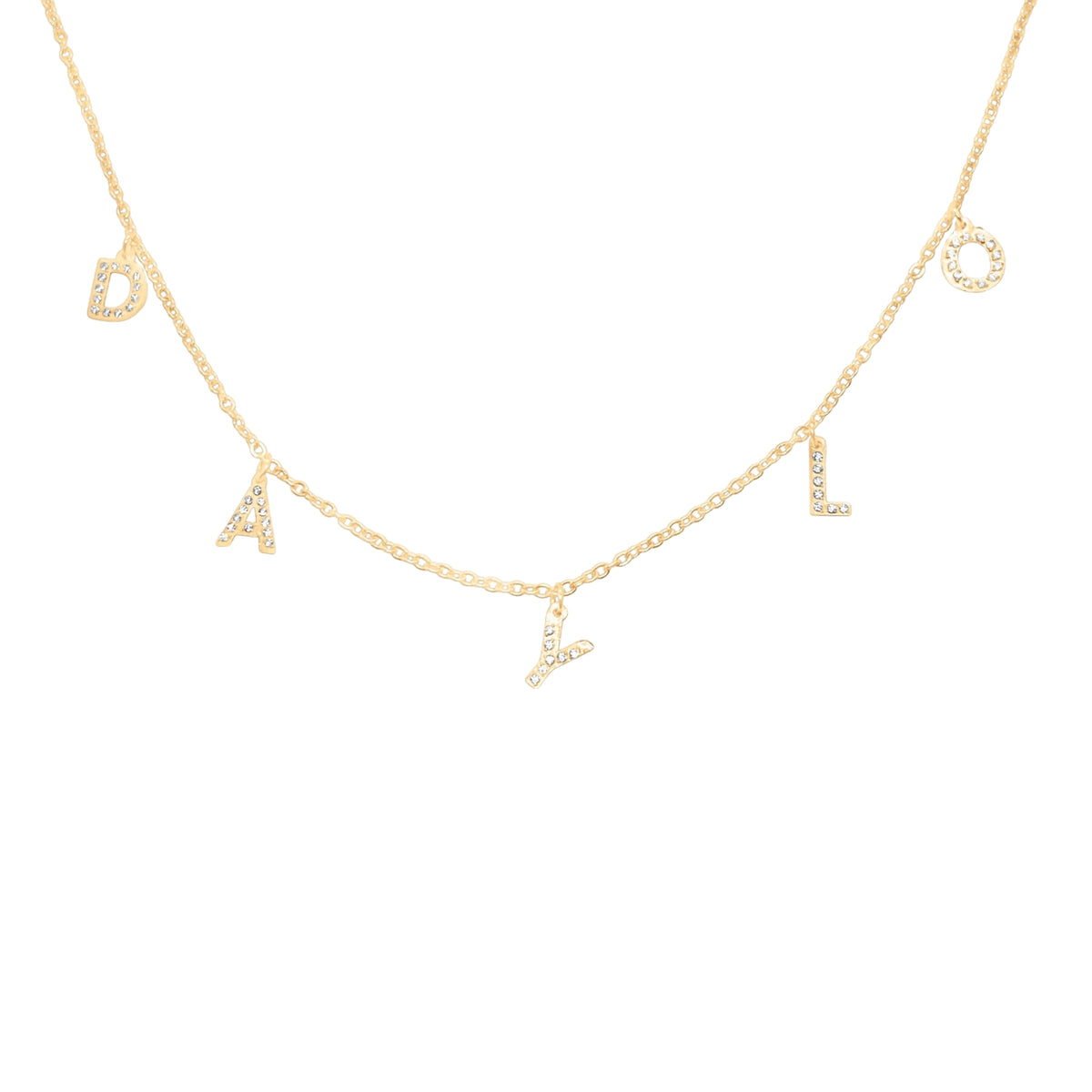 Diamanthalsband – Guld
