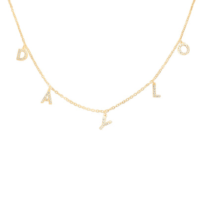 Diamanthalsband – Guld