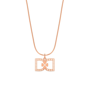 DD Halsband Diamanter - Roséguld