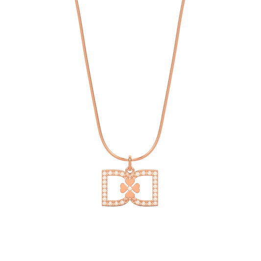 DD Necklace Diamond - Rose Gold