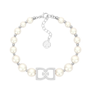 DD Pearl Bracelet - Silver