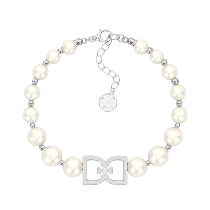 DD Pearl Bracelet - Silver