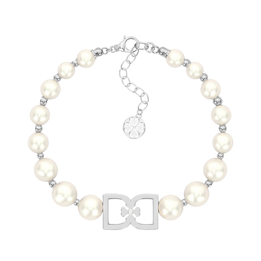 DD Pearl Bracelet - Silver