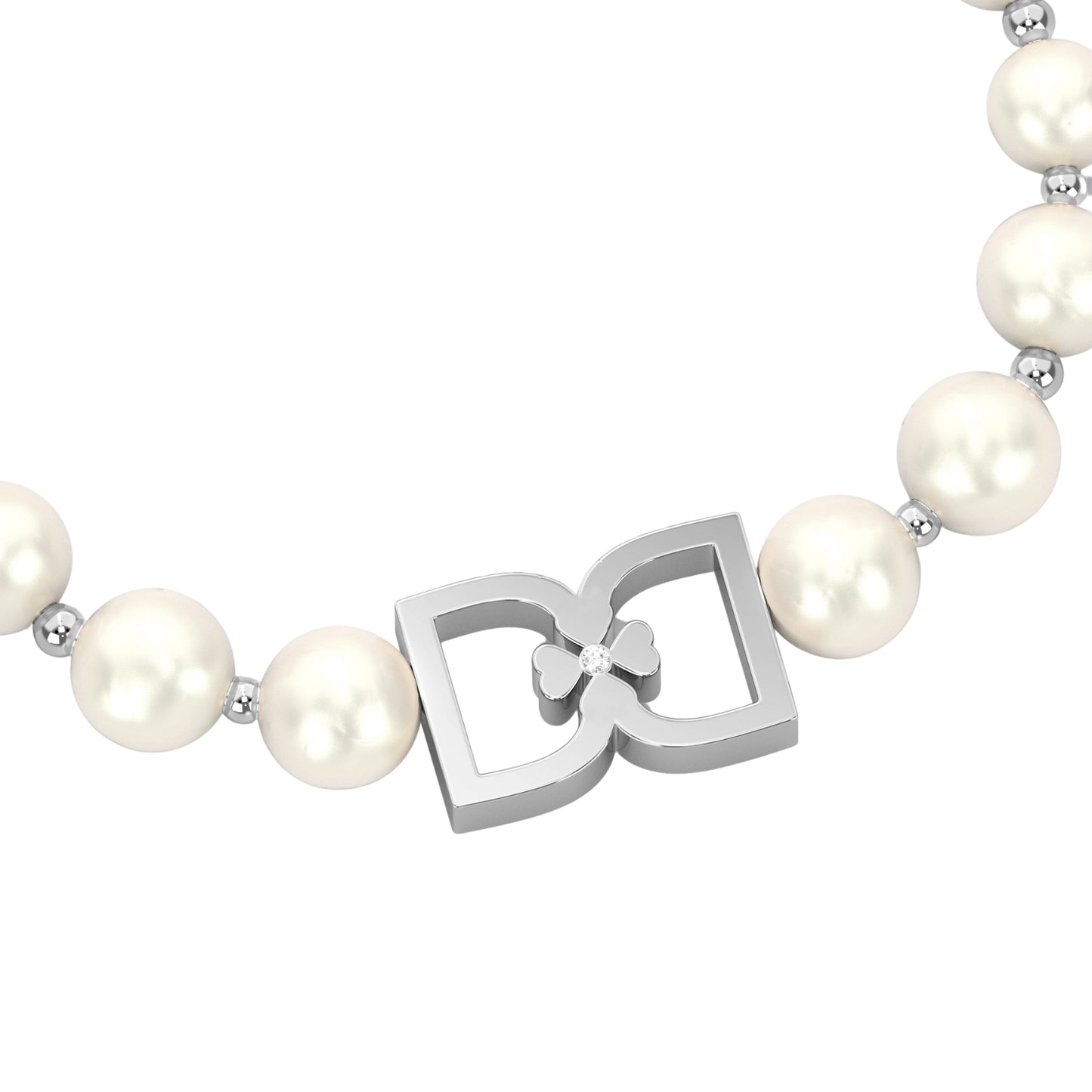 DD Pearl Bracelet - Silver