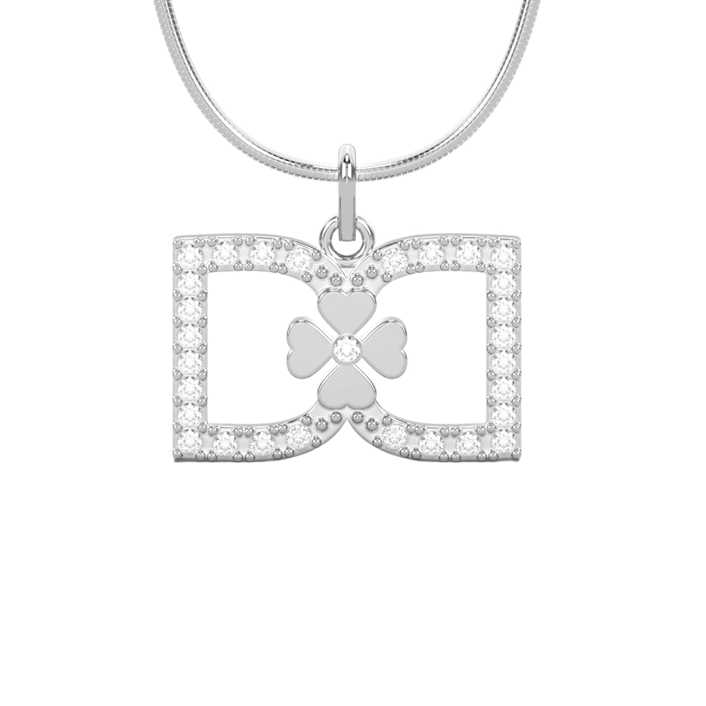 DD Halsband Diamanter - Silver