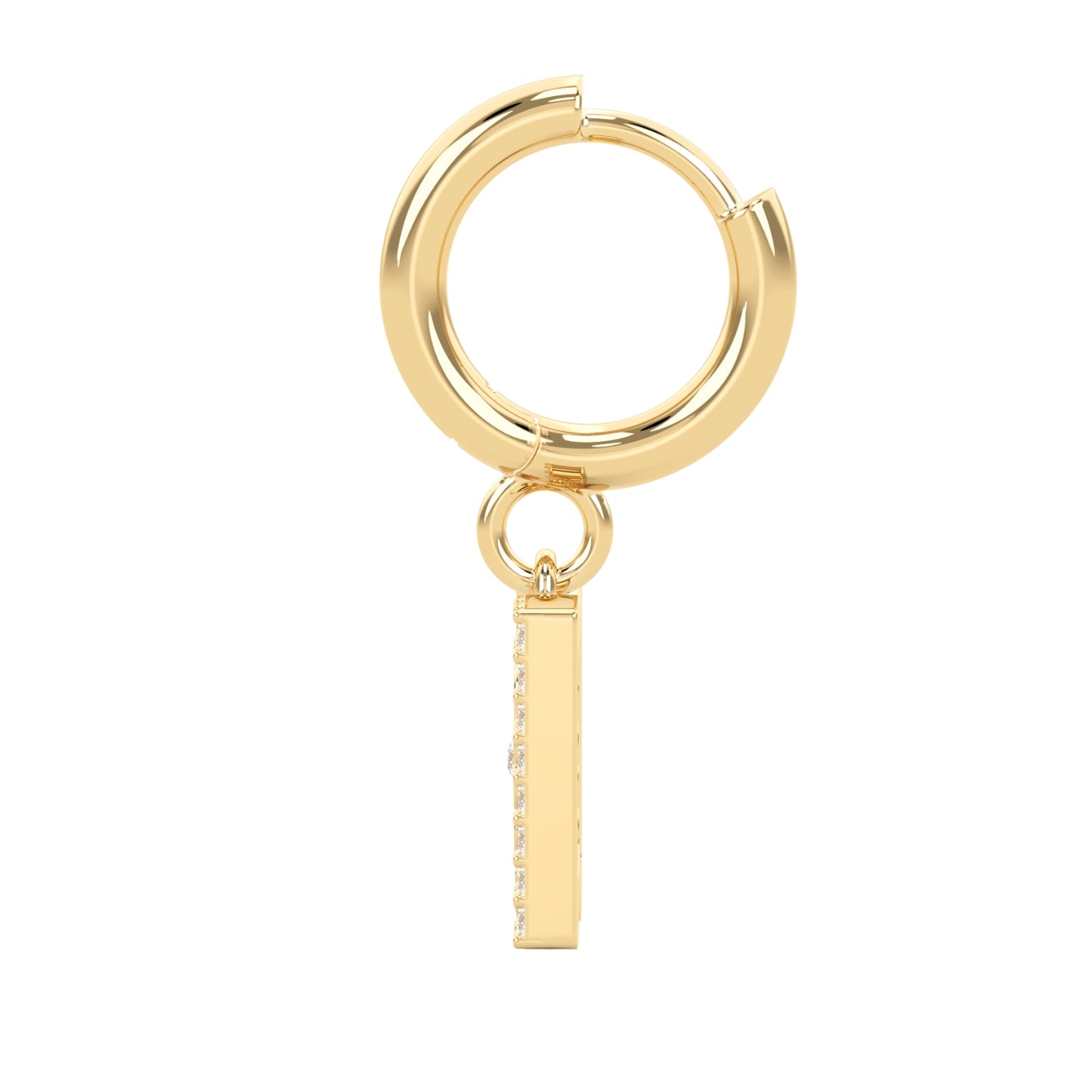 DD Hoops Diamond - Gold