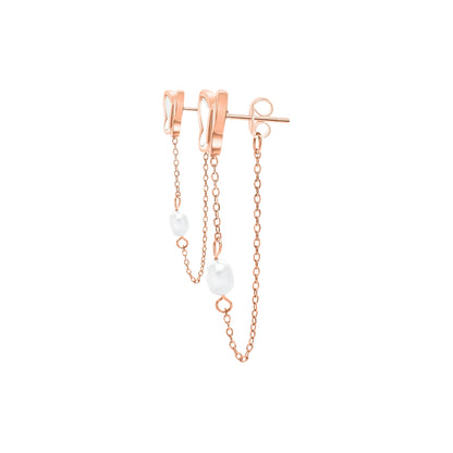 Iris Earrings - Rose Gold