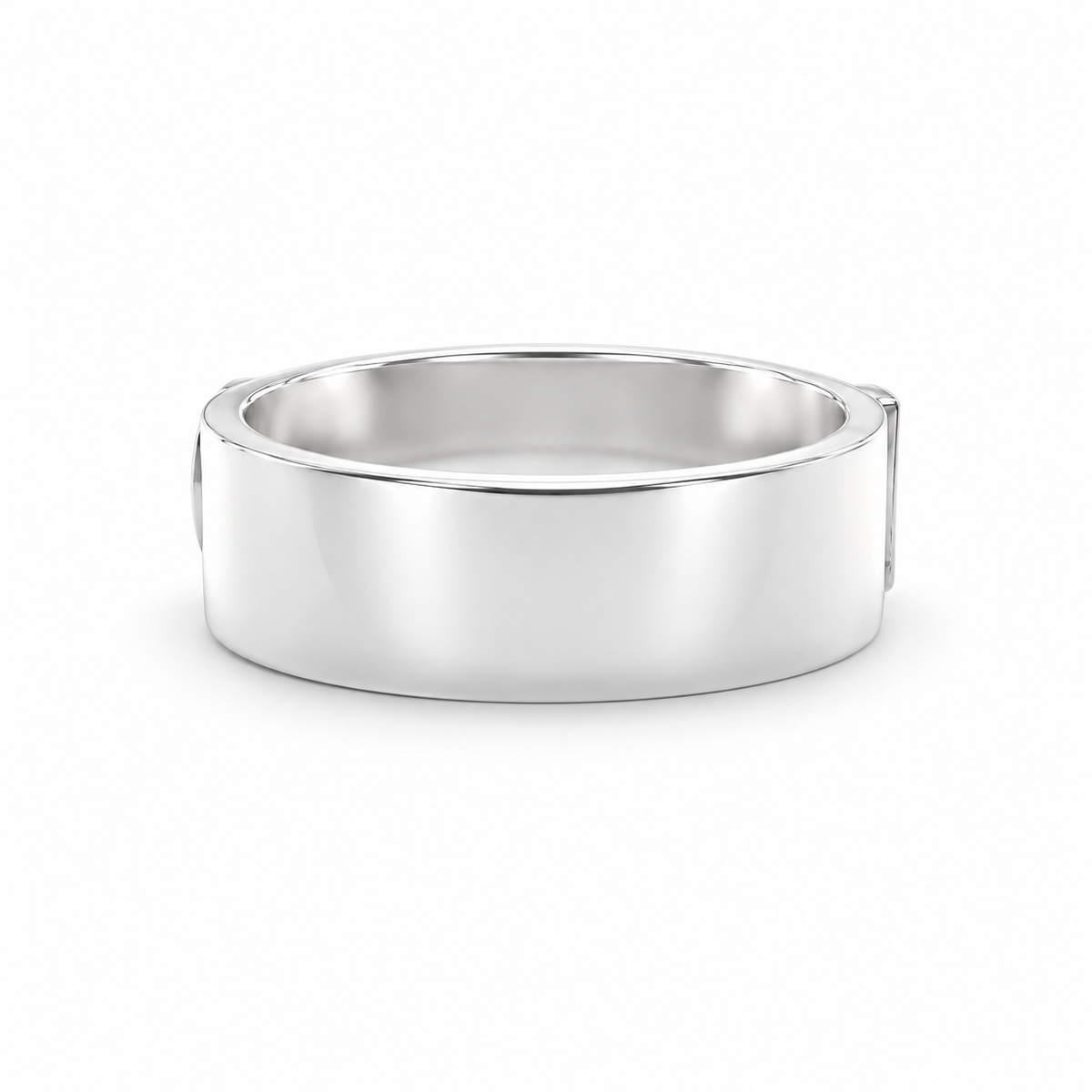 Signatur diamantring - silver