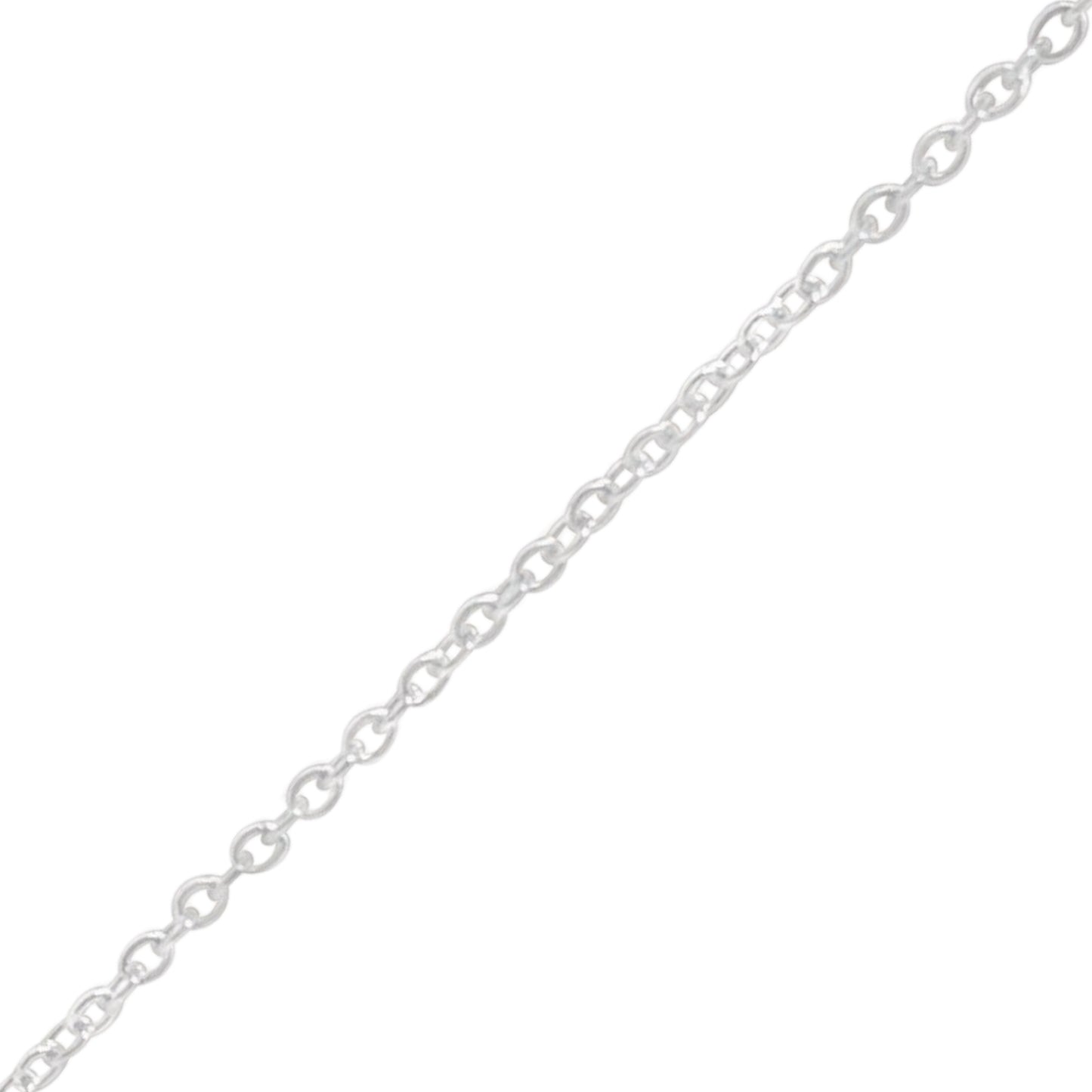 Heart Necklace - Silver/White