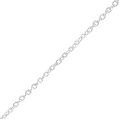 Heart Necklace - Silver/White