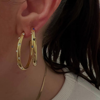 Halo Earrings - Gold