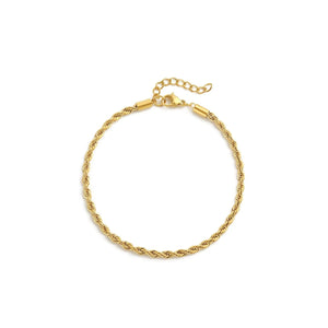 Rope Bracelet - Gold 3MM