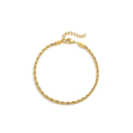 Rope Bracelet - Gold 3MM