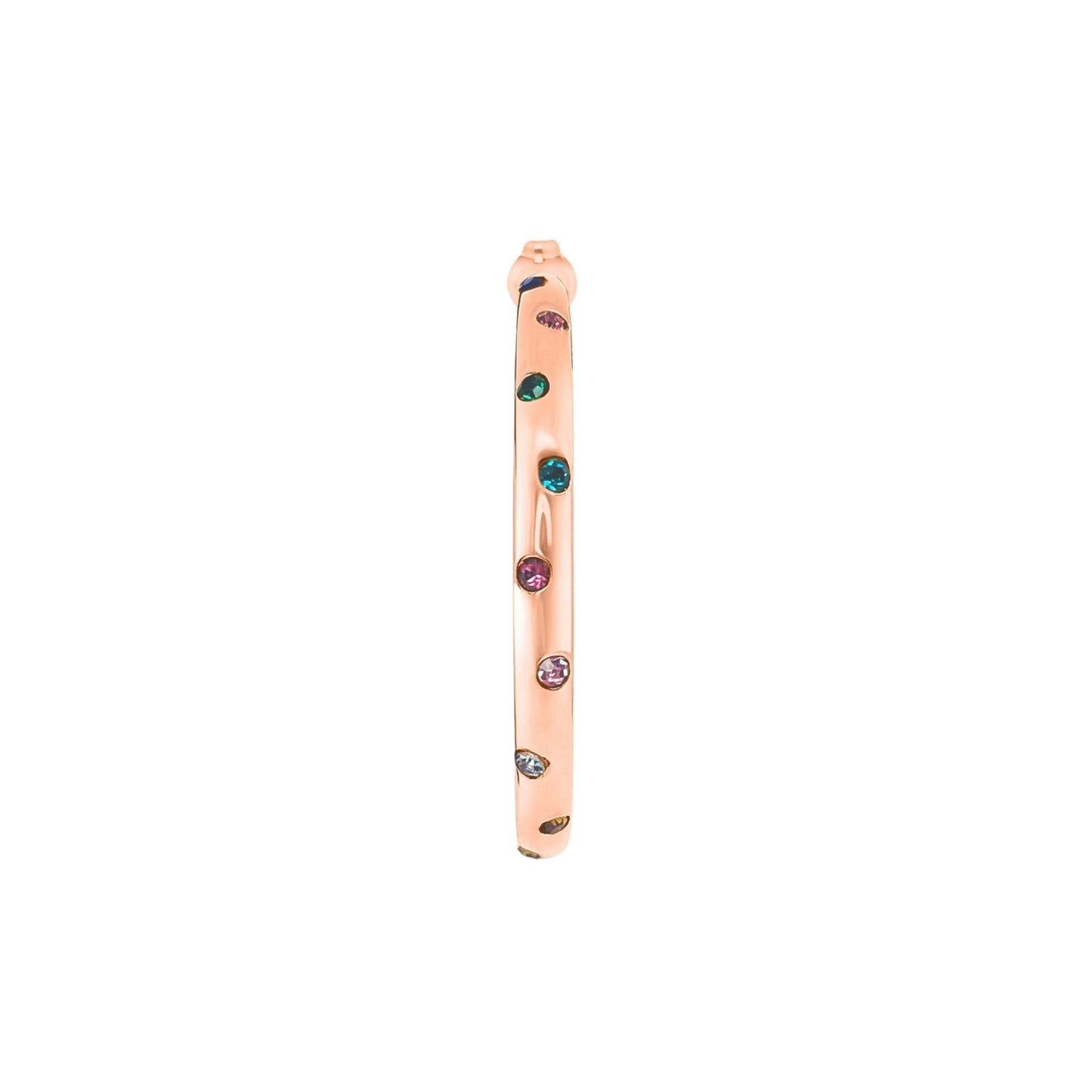 Halo Earrings - Rose Gold