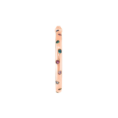 Halo Earrings - Rose Gold