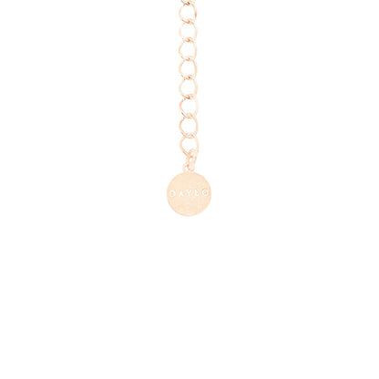 Herz Halskette - Roségold/Lila