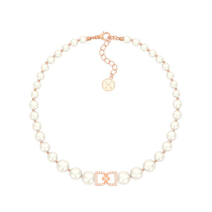 DD Choker Diamant - Roséguld