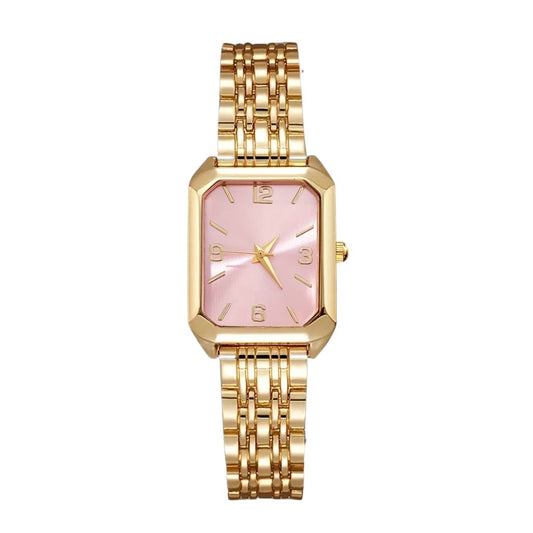 Aira Klocka - Guld / Rosa