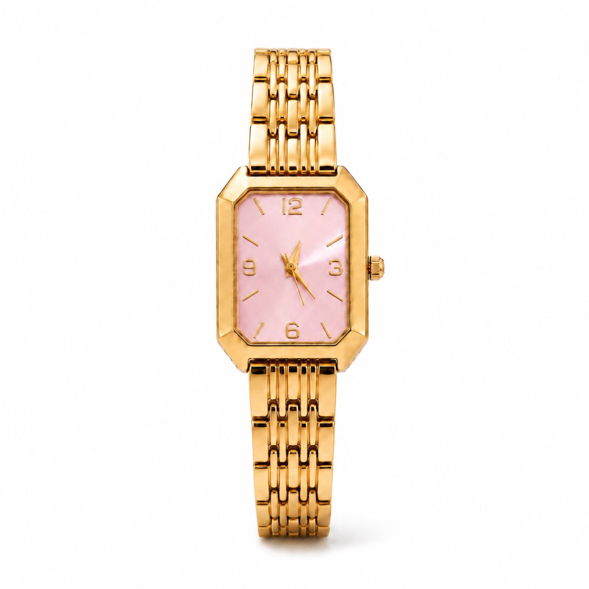 Aira Klocka - Guld / Rosa