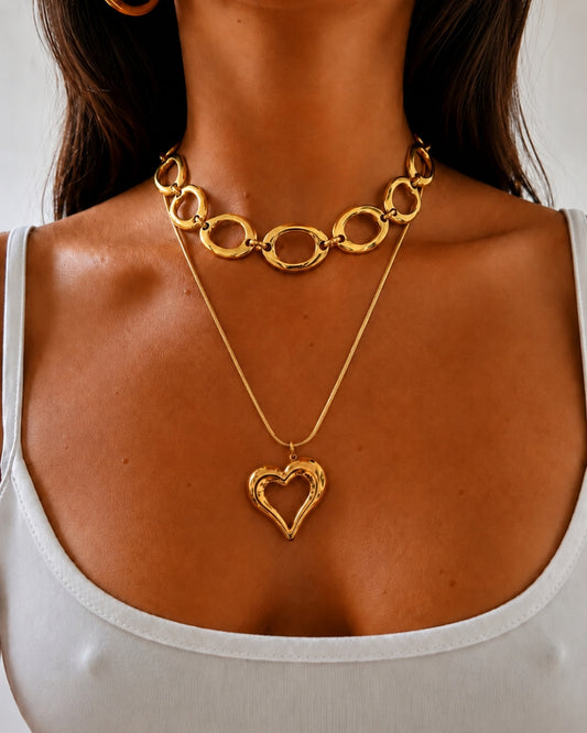 Amore Halsband - Guld
