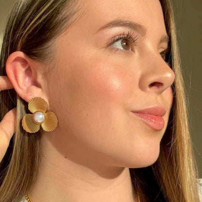 Ivy Earrings - Gold