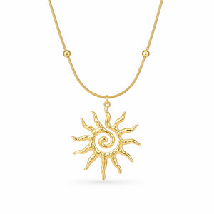 Ayla Sol Halsband - Guld