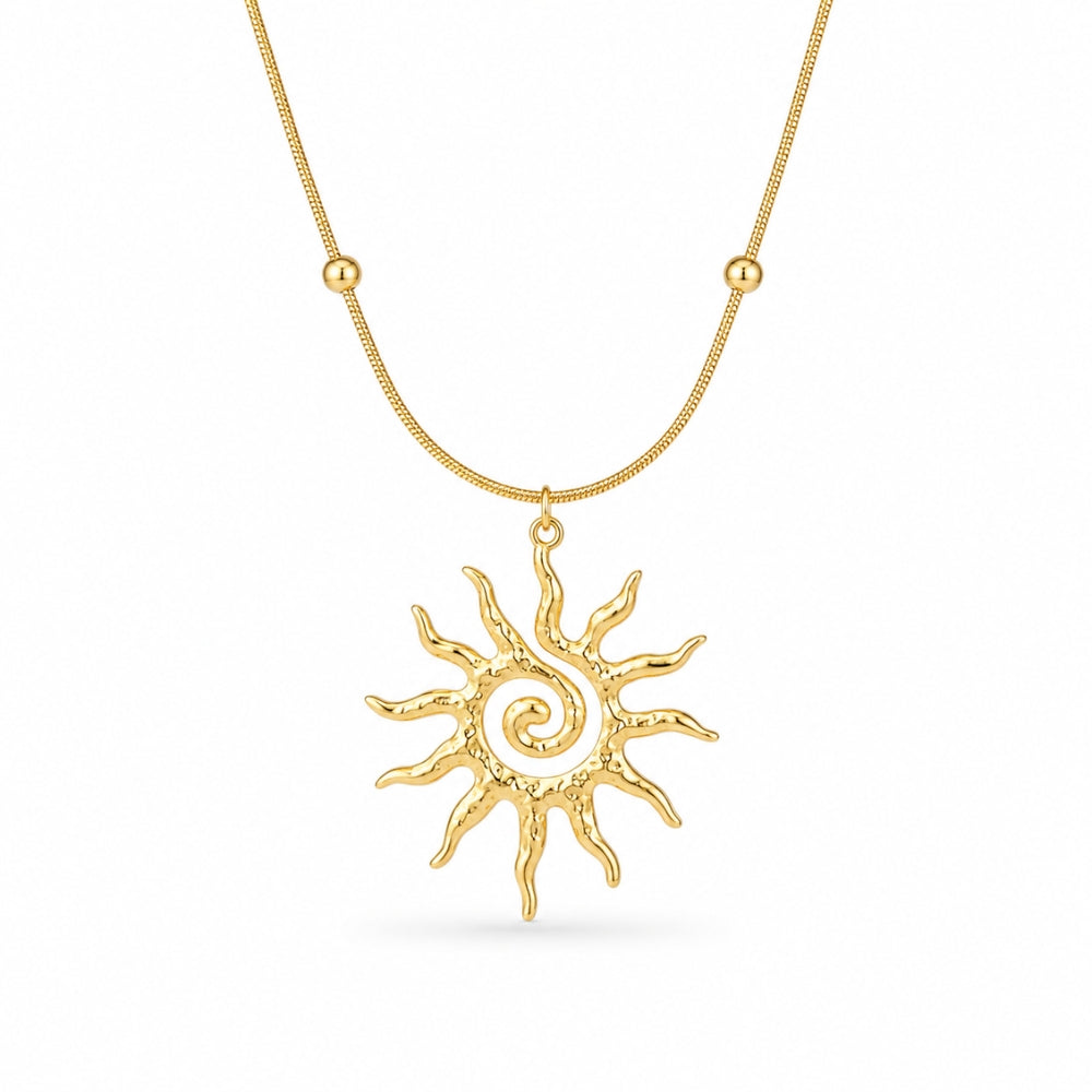 Ayla Sol Halsband - Guld