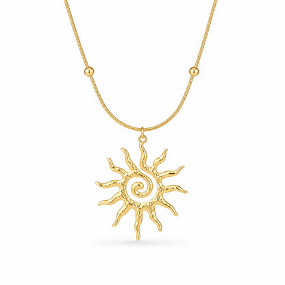 Ayla Sol Halsband - Guld