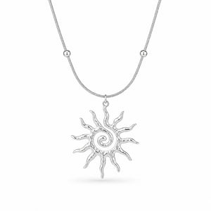 Ayla Sol Halsband - Silver