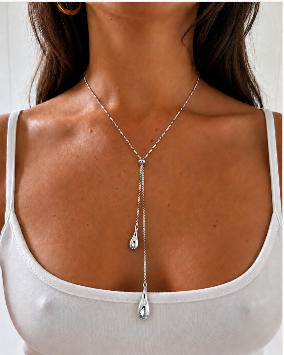 Livia Drophalsband – Silver