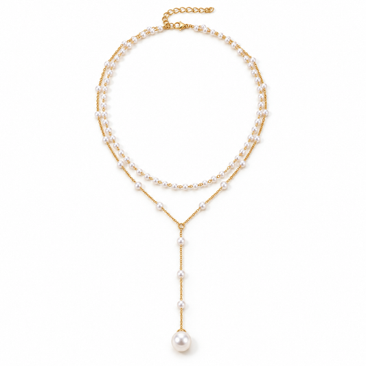 Seraphina Pärlhalsband - Guld