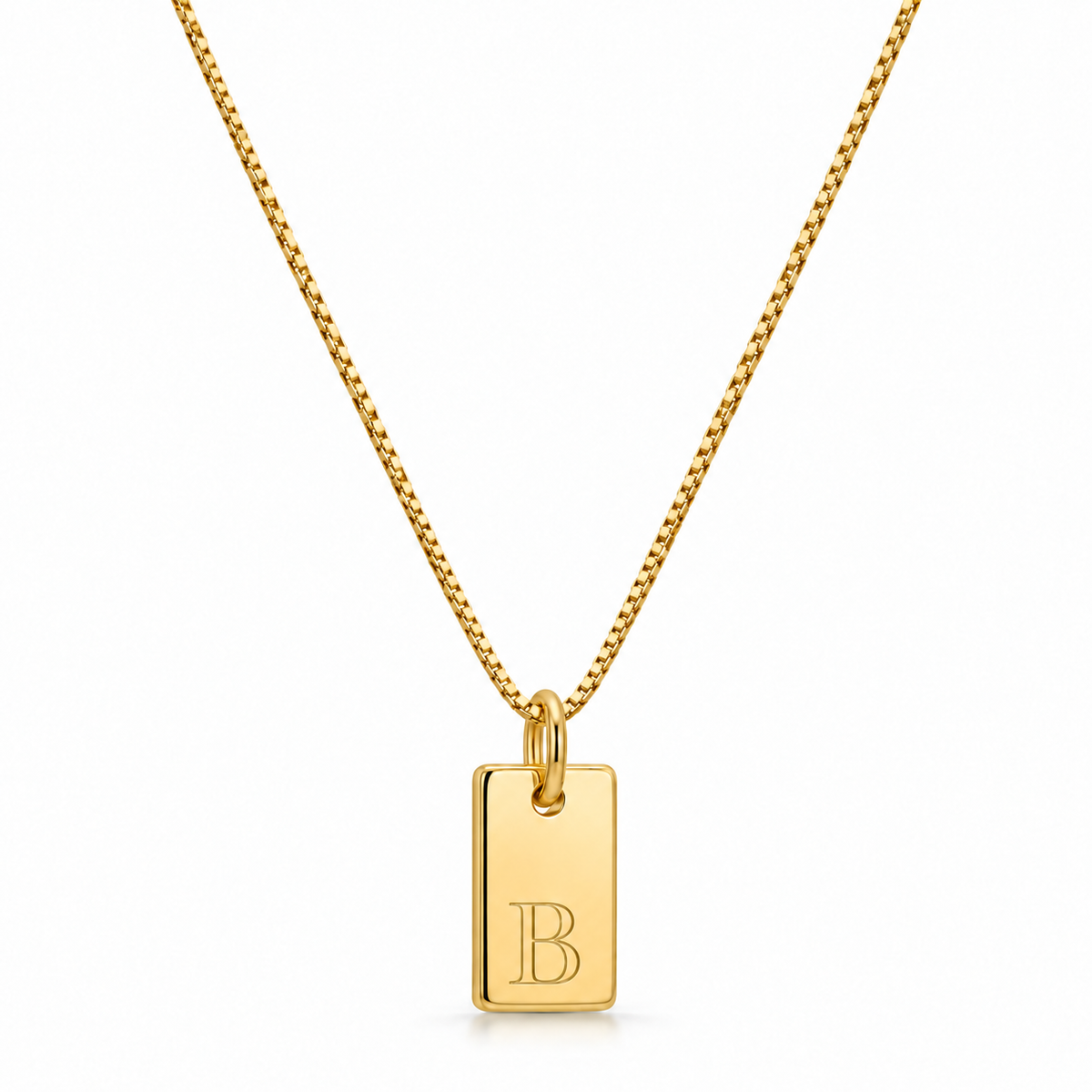 Platt halsband - Guld