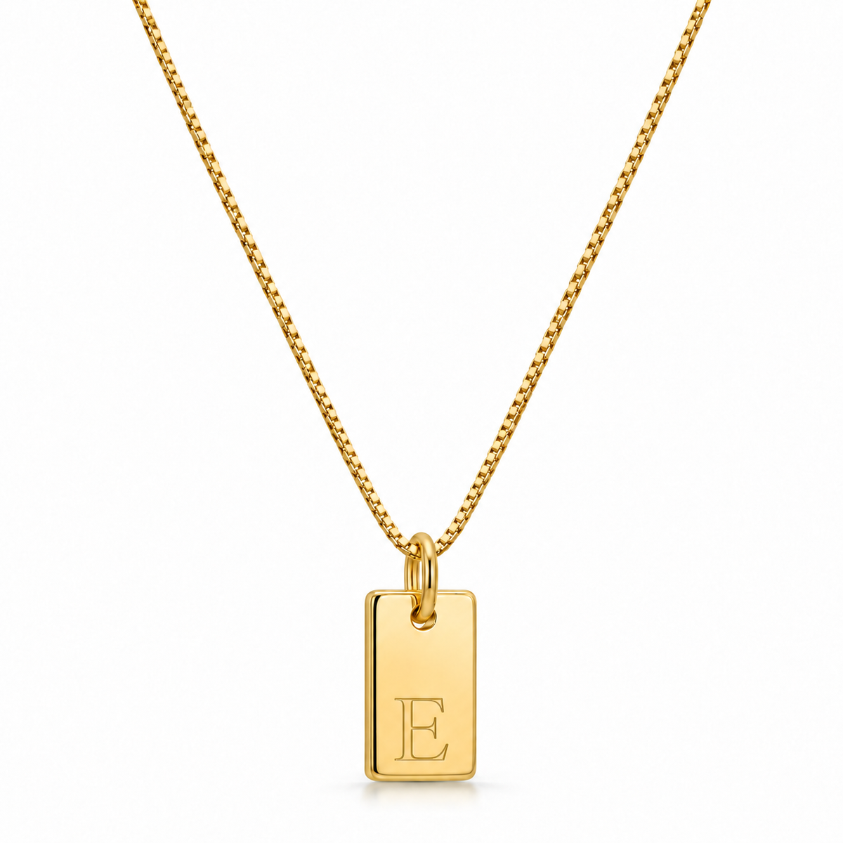 Platt halsband - Guld