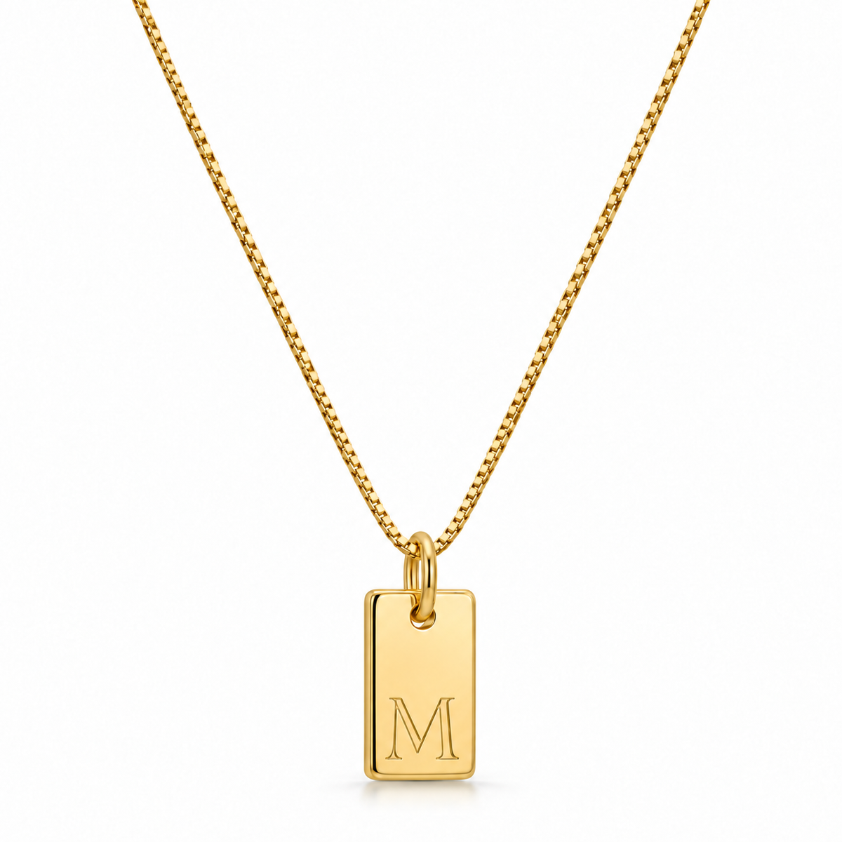 Platt halsband - Guld