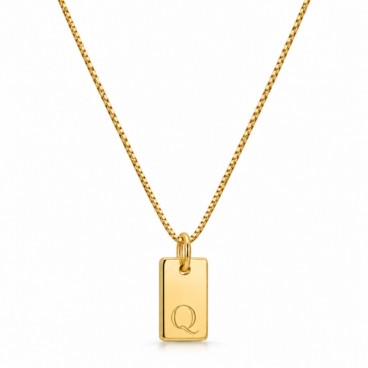 Platt halsband - Guld