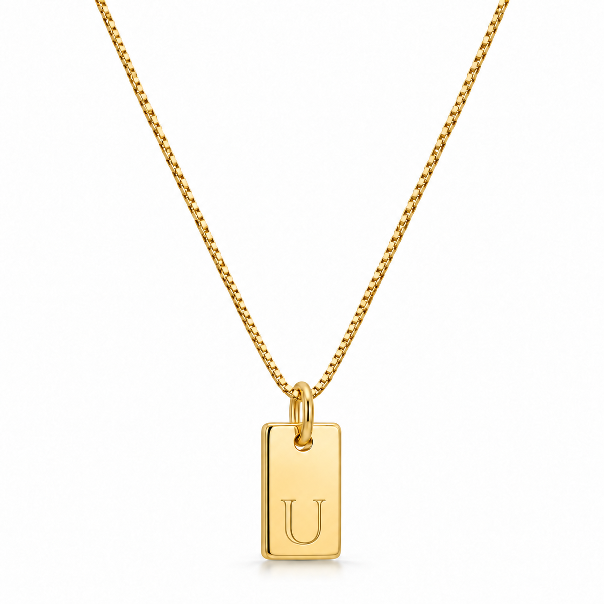 Platt halsband - Guld