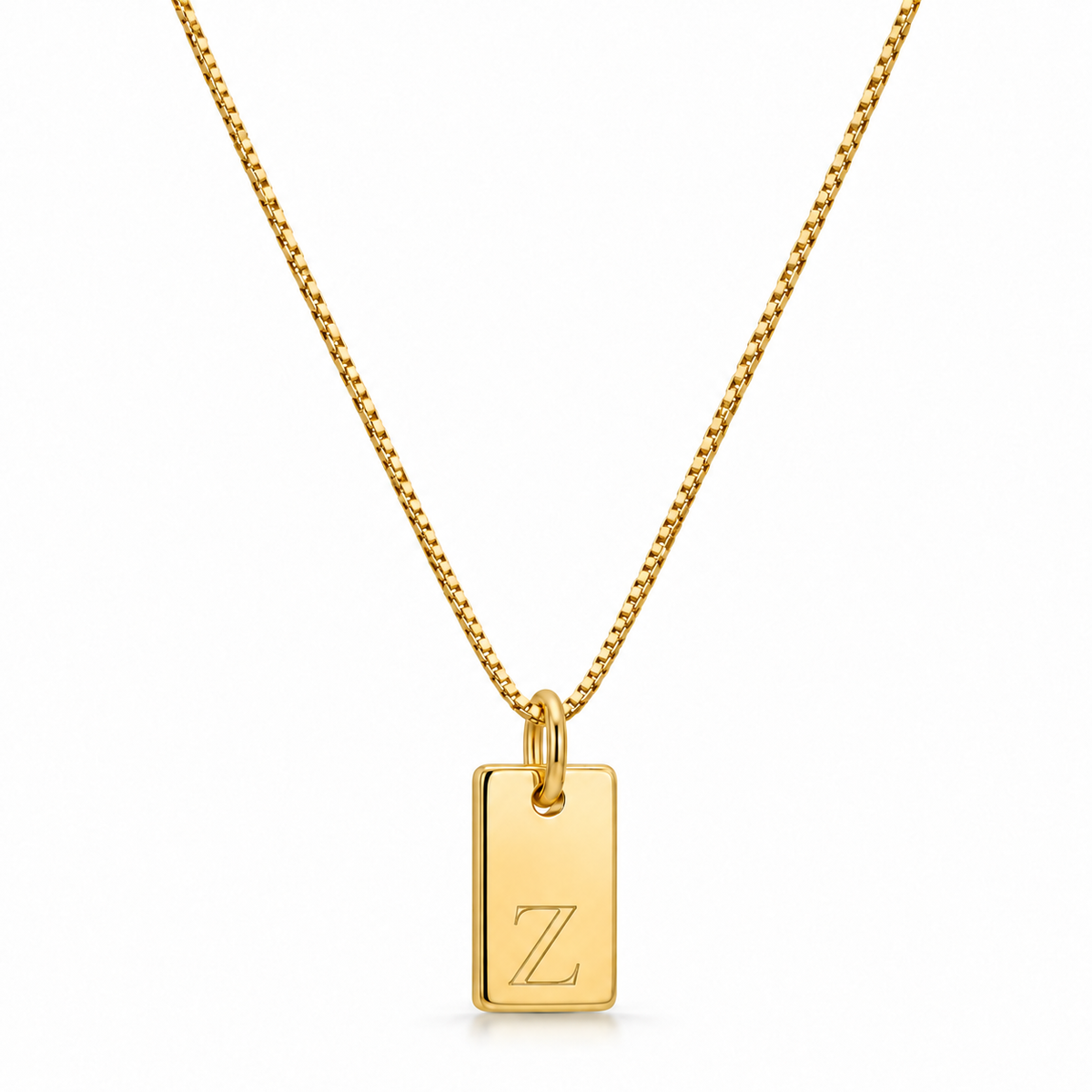 Platt halsband - Guld