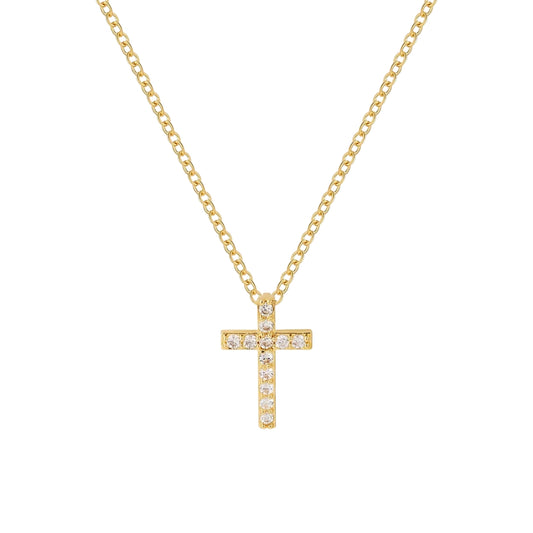 Cross Necklace - Gold