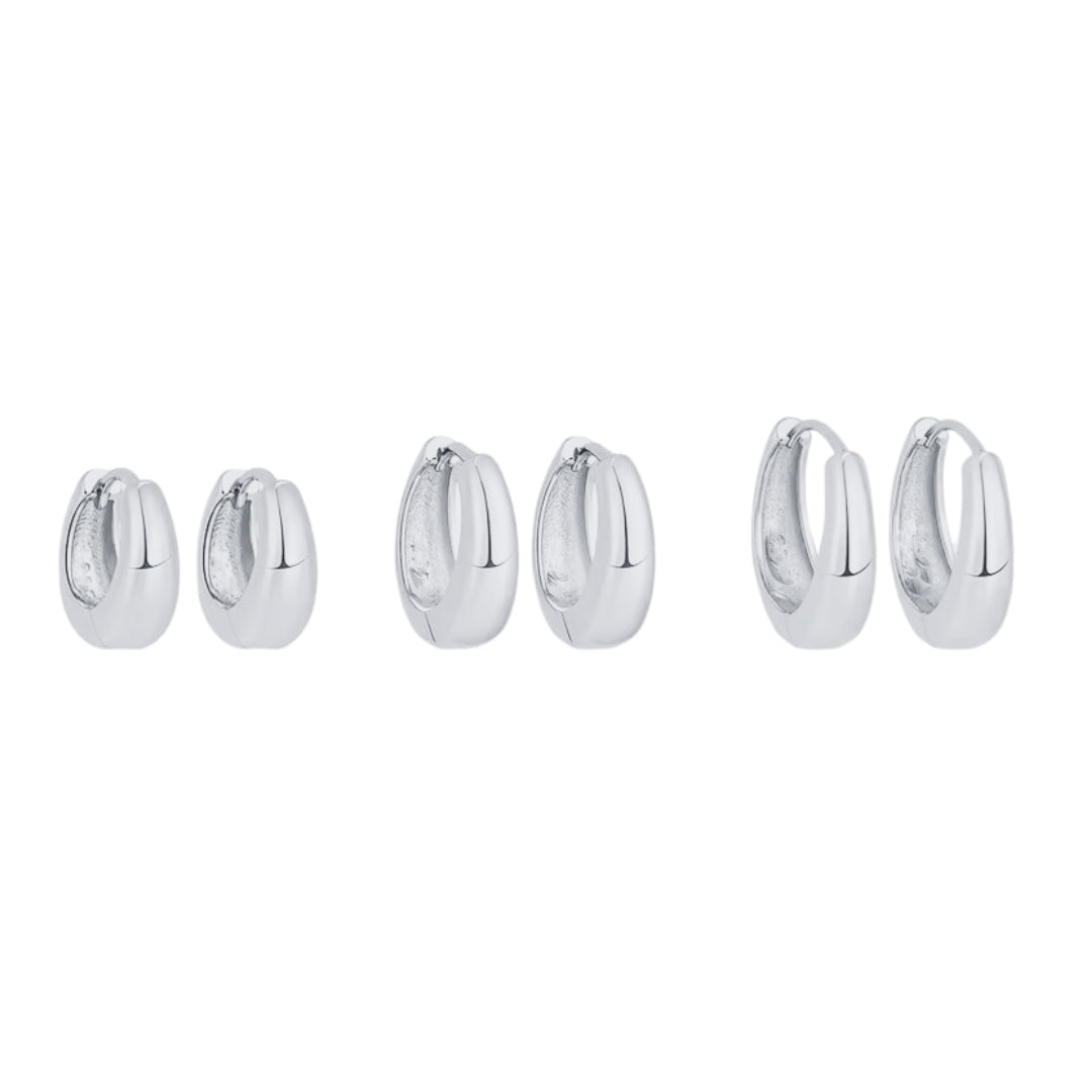 DAYLO Hoops Set - Silver