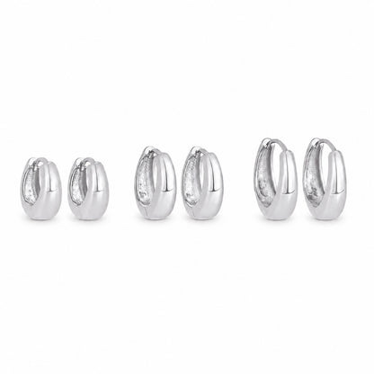 DAYLO Hoops Set – Silver