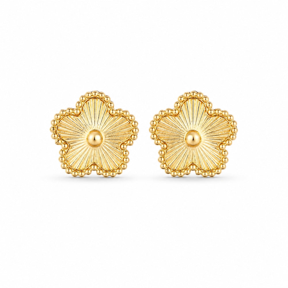 Evelia Bloom Studs - Guld